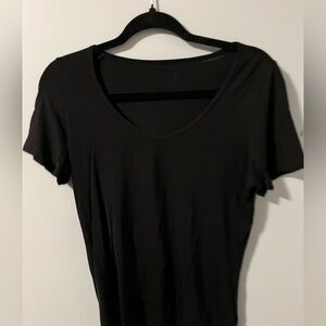 Icebreaker Black Short Sleeve Vneck Tee